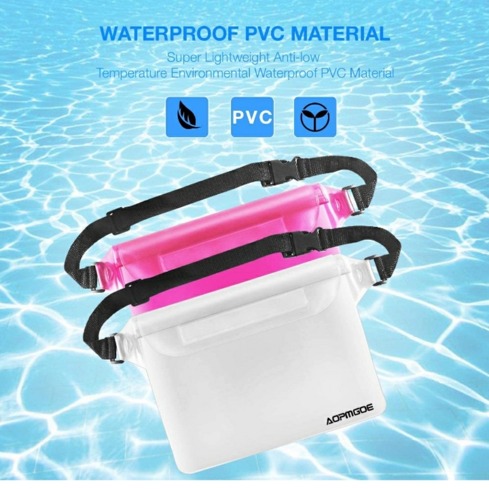 Cute waterproof pouch around your waist